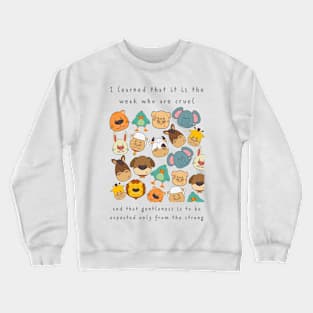 cute animals Crewneck Sweatshirt